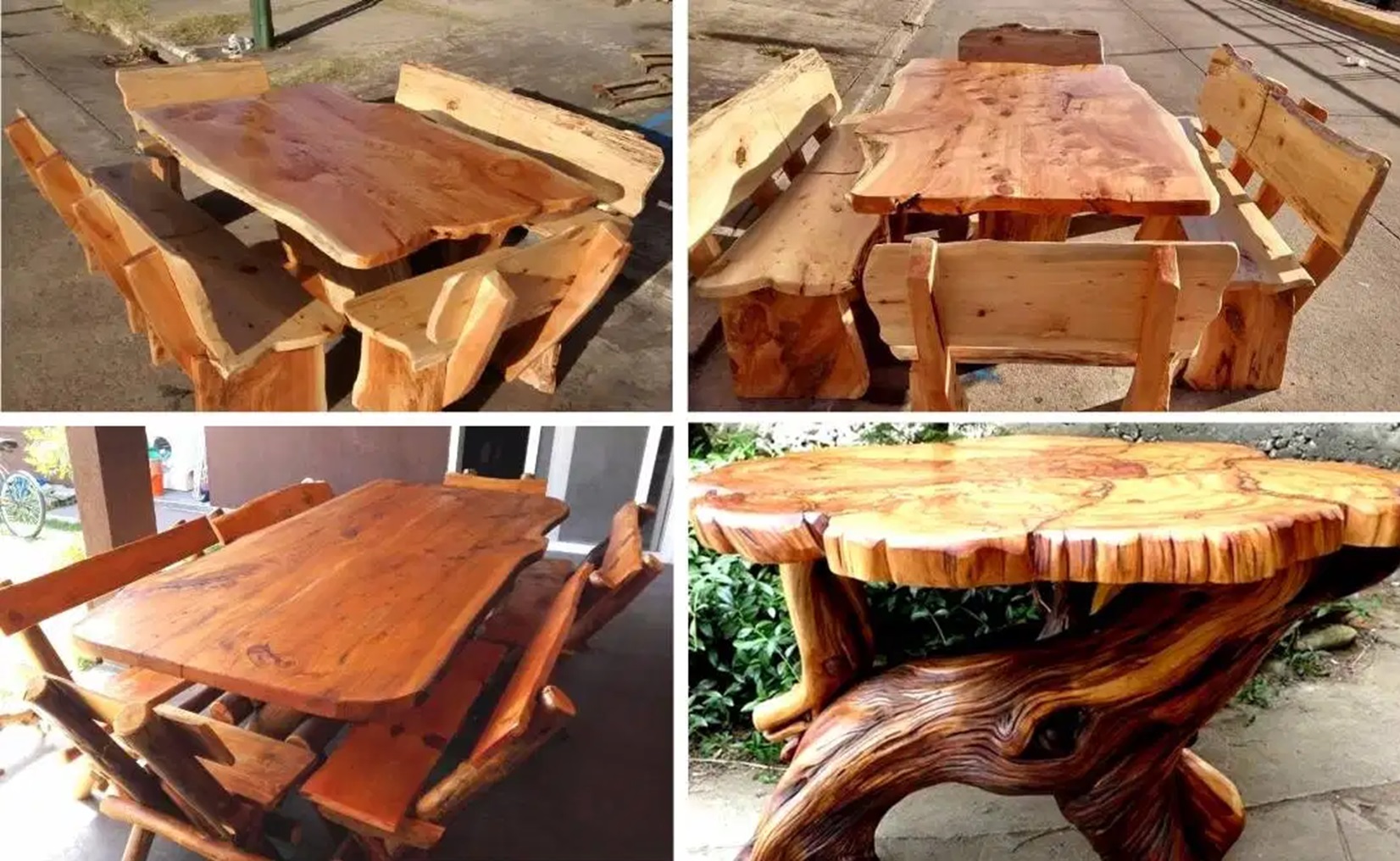 MUEBLES Y BARES RUSTICOS EN MADERA SELECCIONADA